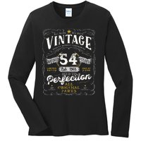 54th Birthday Vintage 1968 Birthday For Women Funny Men 54 Years Old Ladies Long Sleeve Shirt