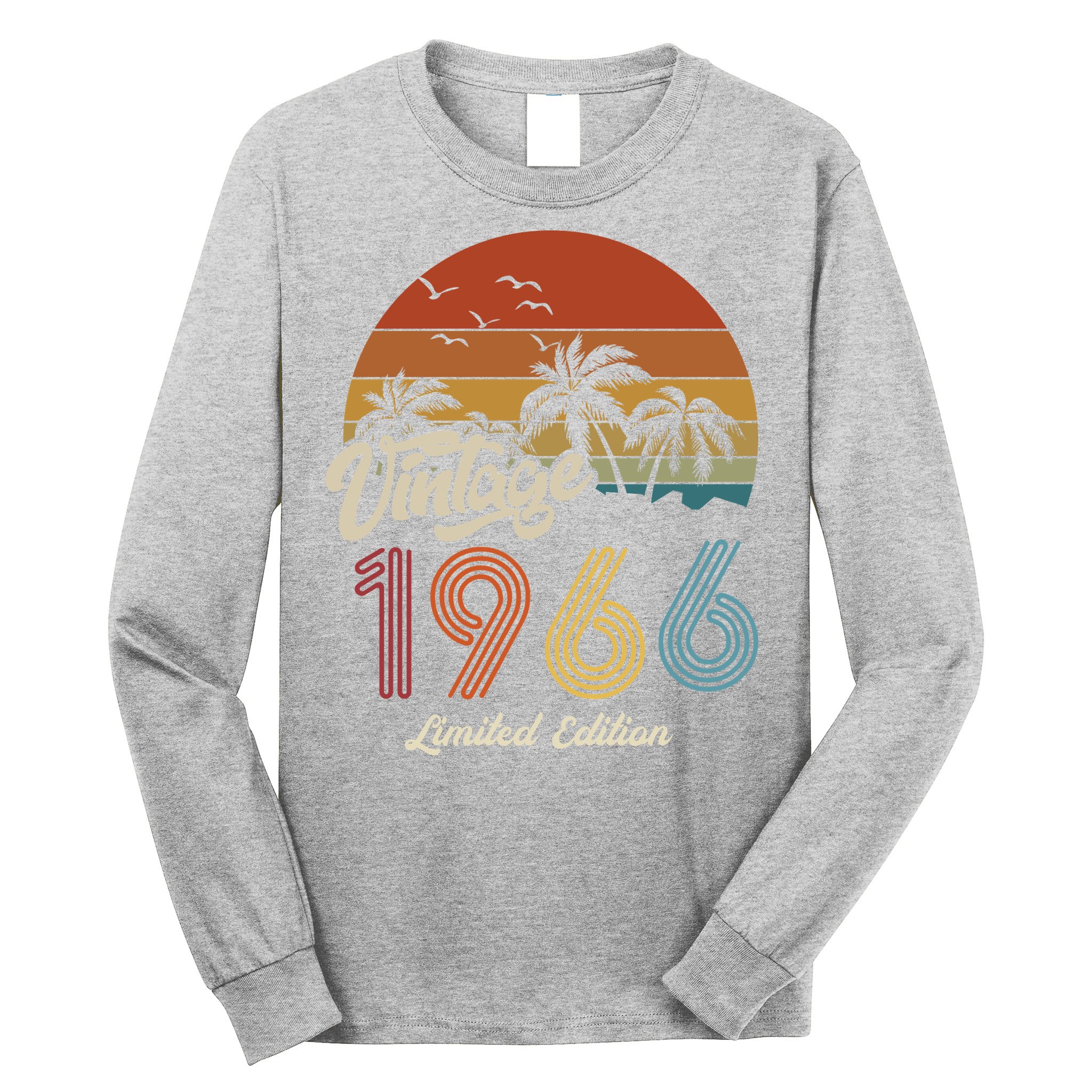 57th Birthday Vintage Limited Edition 1966 Long Sleeve Shirt