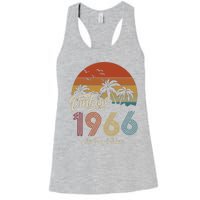 57th Birthday Vintage Limited Edition 1966 Women's Racerback Tank