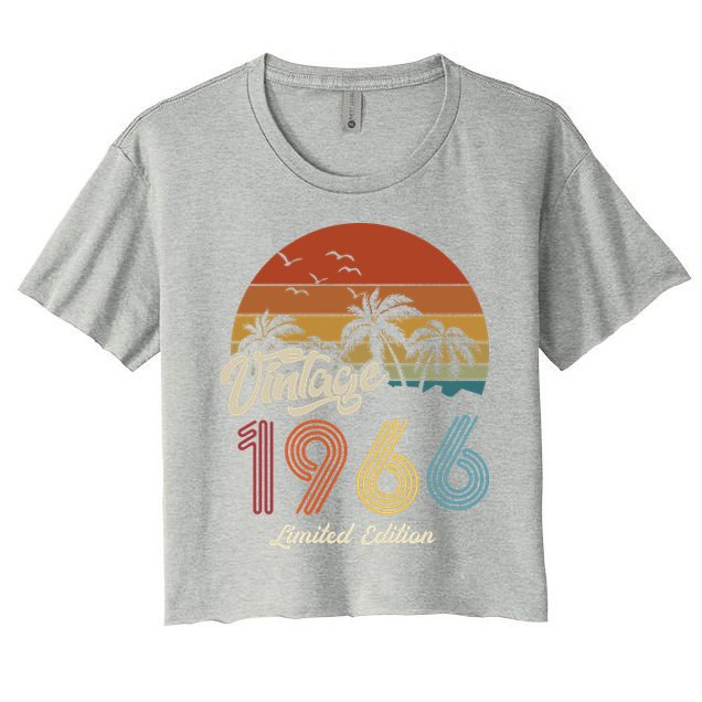 57th Birthday Vintage Limited Edition 1966 Crop Top