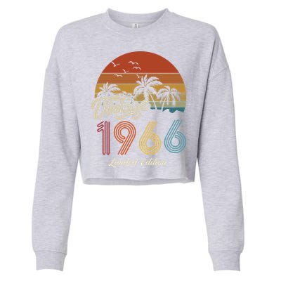 57th Birthday Vintage Limited Edition 1966 Cropped Pullover Crew