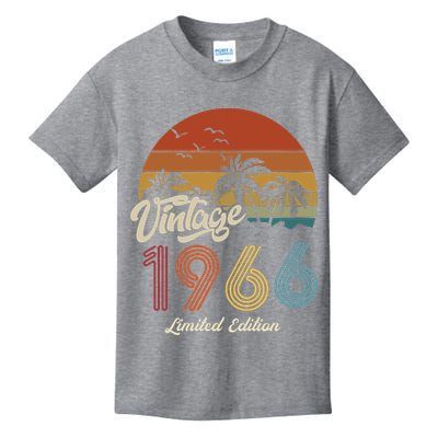 57th Birthday Vintage Limited Edition 1966 Kids T-Shirt