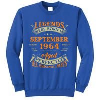 59th Birthday Vintage Legends Born In September 1964 Gift Sweatshirt