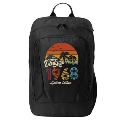 55th Birthday Vintage Limited Edition 1968 City Backpack