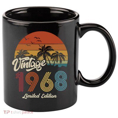 55th Birthday Vintage Limited Edition 1968 11oz C Handle Ceramic Mug