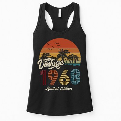 55th Birthday Vintage Limited Edition 1968 Womens Tank Top