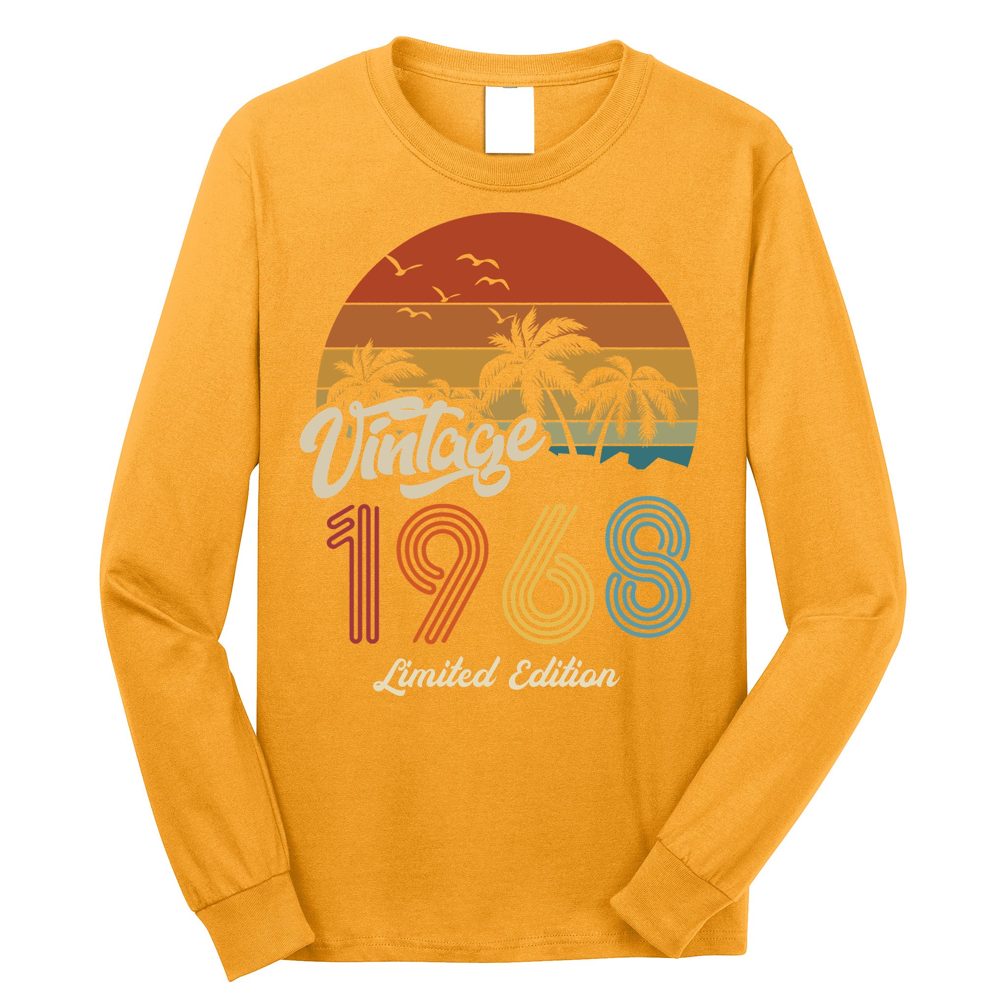 55th Birthday Vintage Limited Edition 1968 Long Sleeve Shirt