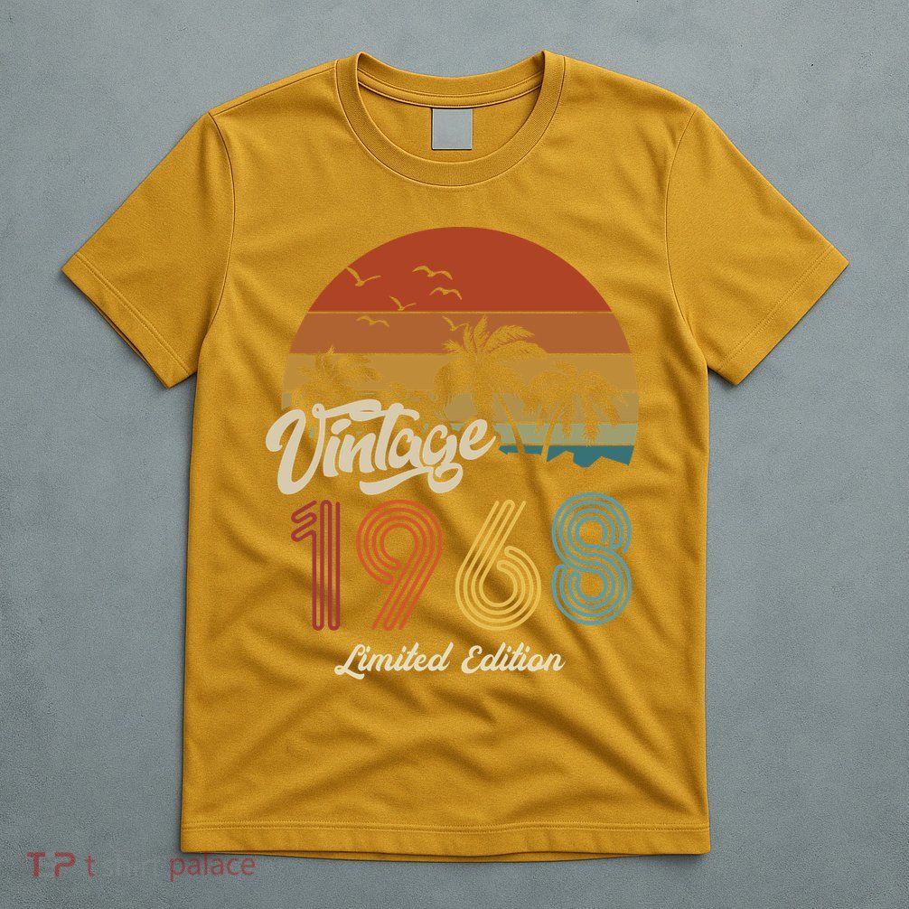 55th Birthday Vintage Limited Edition 1968 T-Shirt