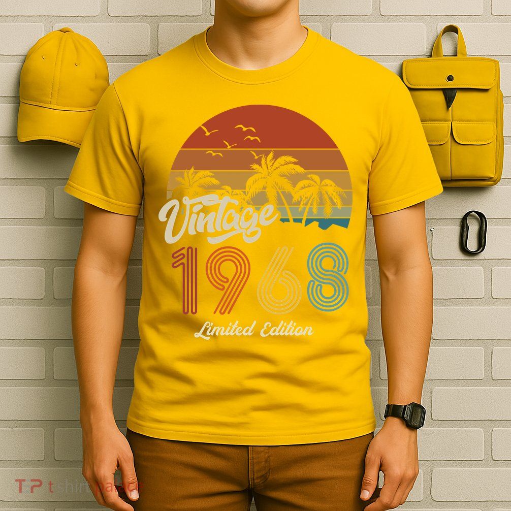 55th Birthday Vintage Limited Edition 1968 T-Shirt