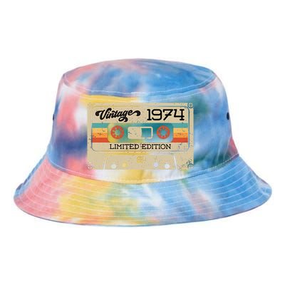 50th Birthday Vintage 1974 Limited Edition Tie Dye Newport Bucket Hat