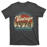 50 Birthday Vintage 1974 Limited Edition 50 Years Old 48th T-Shirt