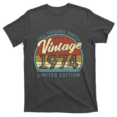 50 Birthday Vintage 1974 Limited Edition 50 Years Old 48th T-Shirt