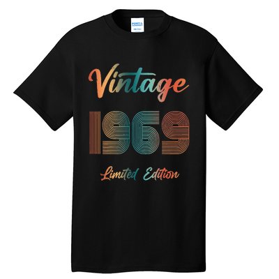 54th Birthday Vintage 1969 Limited Edition 54 Years Old Tall T-Shirt