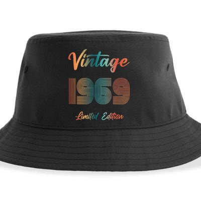 54th Birthday Vintage 1969 Limited Edition 54 Years Old Sustainable Bucket Hat