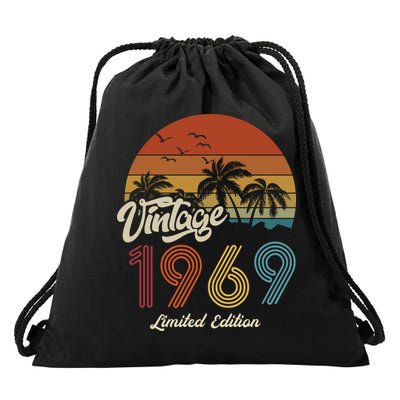 54th Birthday Vintage Limited Edition 1969 Drawstring Bag
