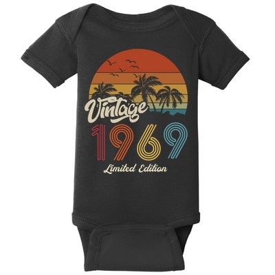 54th Birthday Vintage Limited Edition 1969 Baby Bodysuit