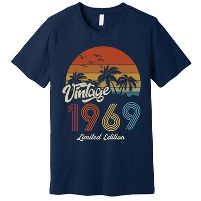 54th Birthday Vintage Limited Edition 1969 Premium T-Shirt