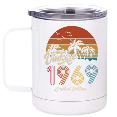 54th Birthday Vintage Limited Edition 1969 12 oz Stainless Steel Tumbler Cup