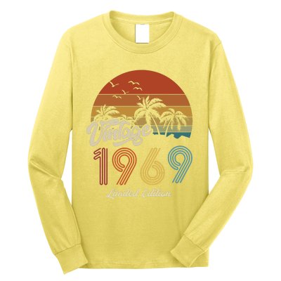 54th Birthday Vintage Limited Edition 1969 Long Sleeve Shirt