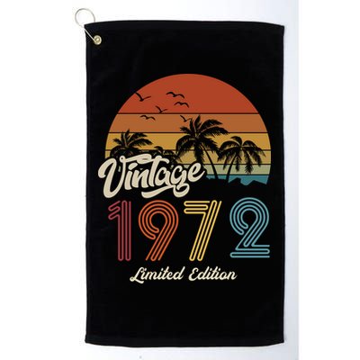 51st Birthday Vintage Limited Edition 1972 Golf Towel