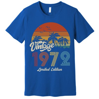 51st Birthday Vintage Limited Edition 1972 Premium T-Shirt