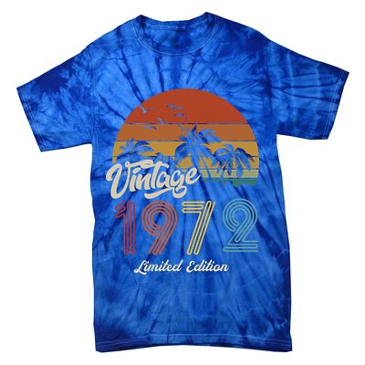 51st Birthday Vintage Limited Edition 1972 Tie-Dye T-Shirt
