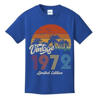 51st Birthday Vintage Limited Edition 1972 Kids T-Shirt