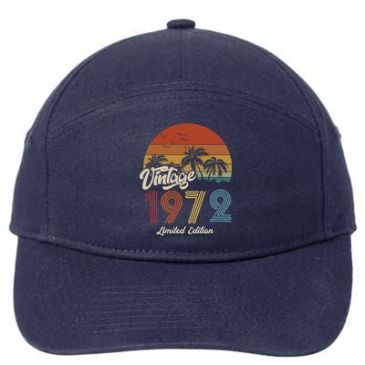 51st Birthday Vintage Limited Edition 1972 7-Panel Snapback Hat