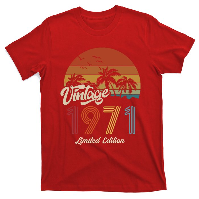 52nd Birthday Vintage Limited Edition 1971 T-Shirt