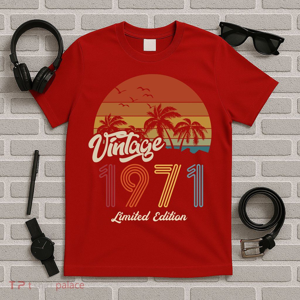 52nd Birthday Vintage Limited Edition 1971 T-Shirt