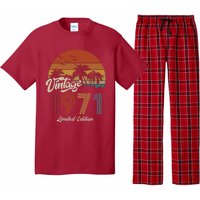 52nd Birthday Vintage Limited Edition 1971 Pajama Set