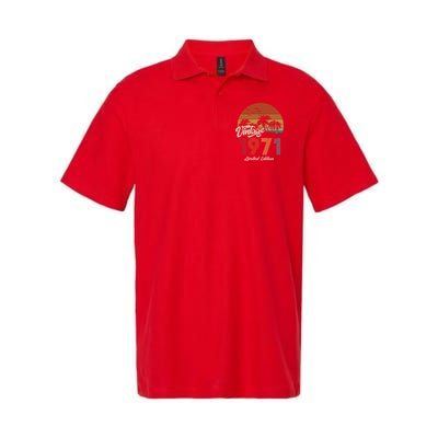 52nd Birthday Vintage Limited Edition 1971 Softstyle Adult Sport Polo