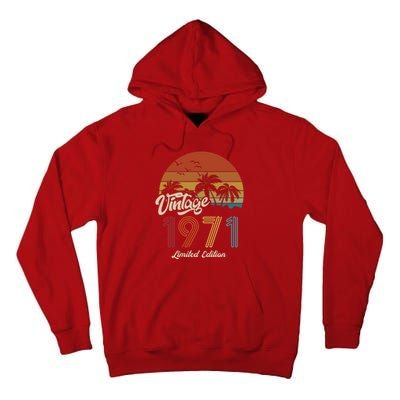 52nd Birthday Vintage Limited Edition 1971 Tall Hoodie