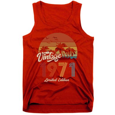 52nd Birthday Vintage Limited Edition 1971 Tank Top