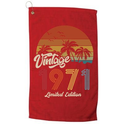 52nd Birthday Vintage Limited Edition 1971 Golf Towel