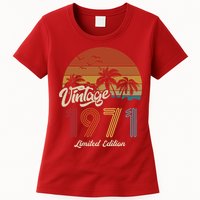52nd Birthday Vintage Limited Edition 1971 Womens T-Shirt