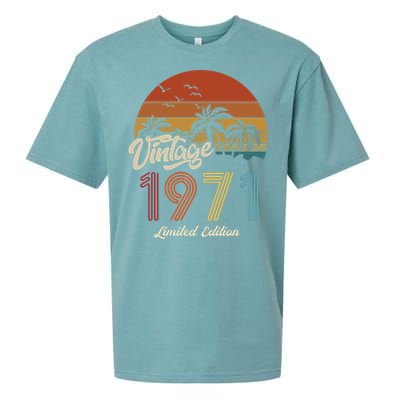 52nd Birthday Vintage Limited Edition 1971 Sueded Cloud Jersey T-Shirt