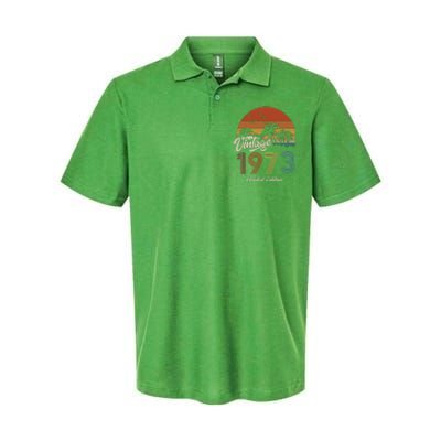 50th Birthday Vintage Limited Edition 1973 Softstyle Adult Sport Polo