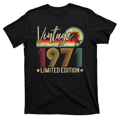 53rd Birthday Vintage 1971 53 Years Old Retro T-Shirt