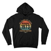 50th Birthday Vintage Limited Edition 1973 Hoodie