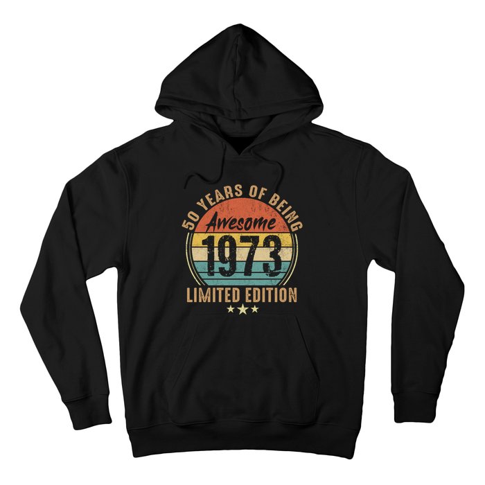 50th Birthday Vintage Limited Edition 1973 Hoodie