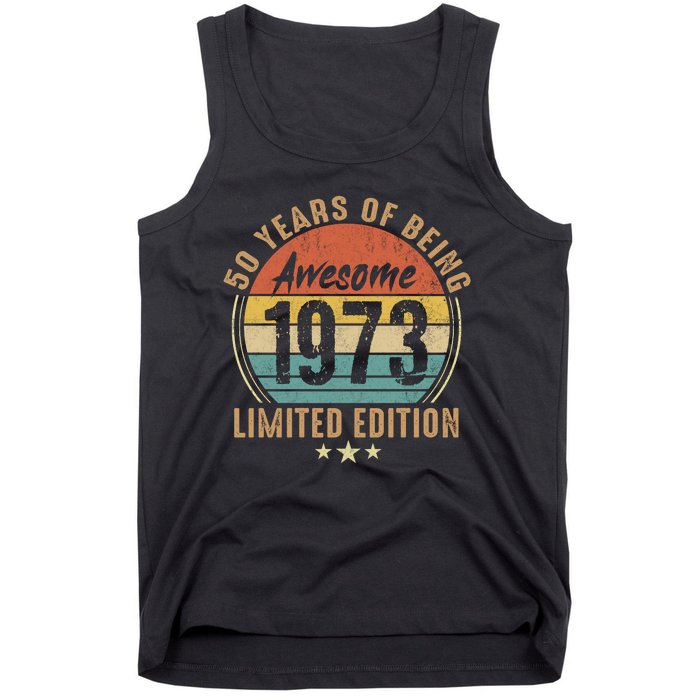 50th Birthday Vintage Limited Edition 1973 Tank Top