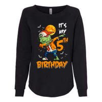 5th Birthday Zombie Halloween Costume Dabbing Undead Party  Womens California Wash Sweatshirt