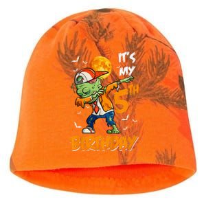 5th Birthday Zombie Halloween Costume Dabbing Undead Party  Kati - Camo Knit Beanie