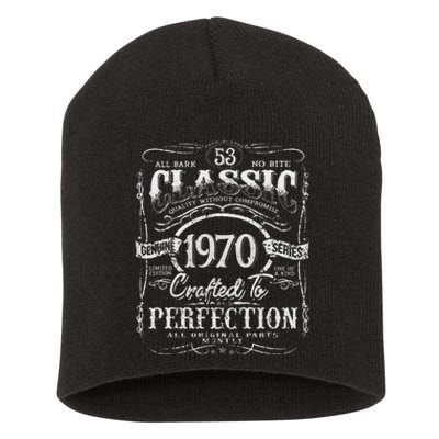 53rd Classic Birthday gift 53 Perfection 1970 Birthday Short Acrylic Beanie