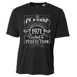 52nd Classic Birthday gift 52 Perfection 1971 Birthday Cooling Performance Crew T-Shirt