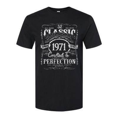 52nd Classic Birthday gift 52 Perfection 1971 Birthday Softstyle CVC T-Shirt