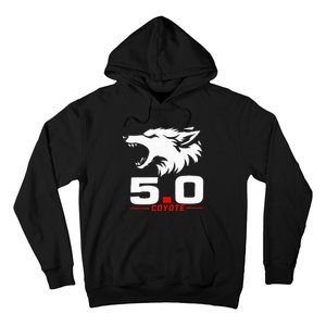 5.0 Coyote Distressed Gift Idea For Adorable Hoodie