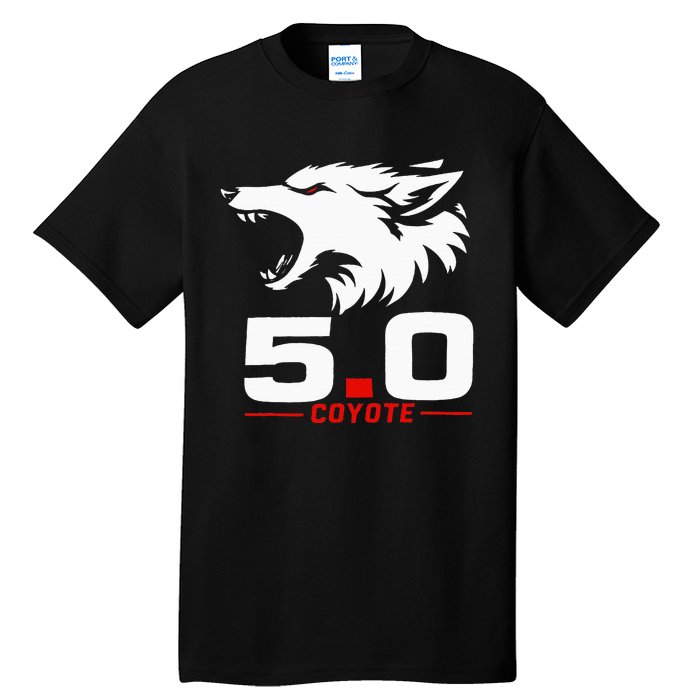 5.0 Coyote Distressed Gift Idea For Adorable Tall T-Shirt