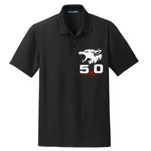 5.0 Coyote Distressed Gift Idea For Adorable Dry Zone Grid Polo